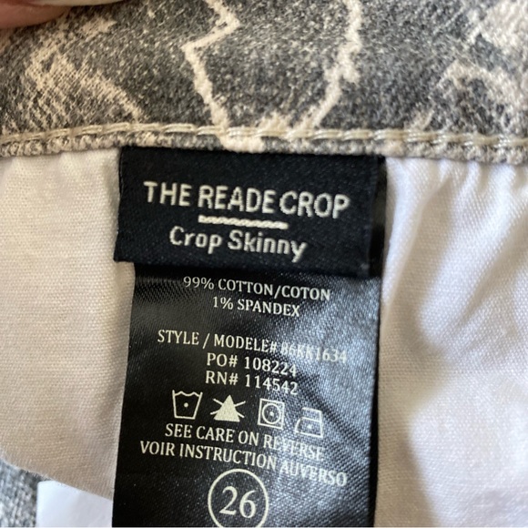 BLANKNYC The Reade Crop in Snake Print, size 26 - Picture 15 of 16